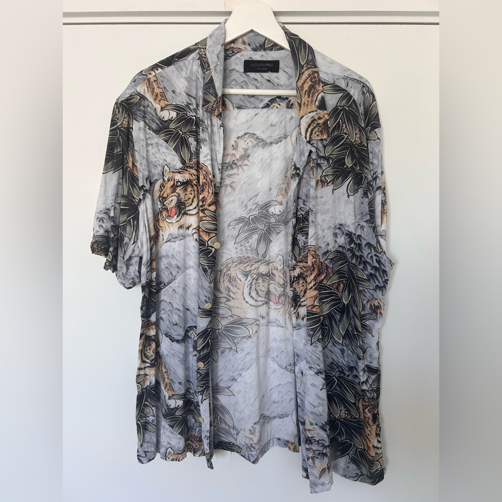 Excellent and rare All Saints XXL (XL - L) fit shirt SS